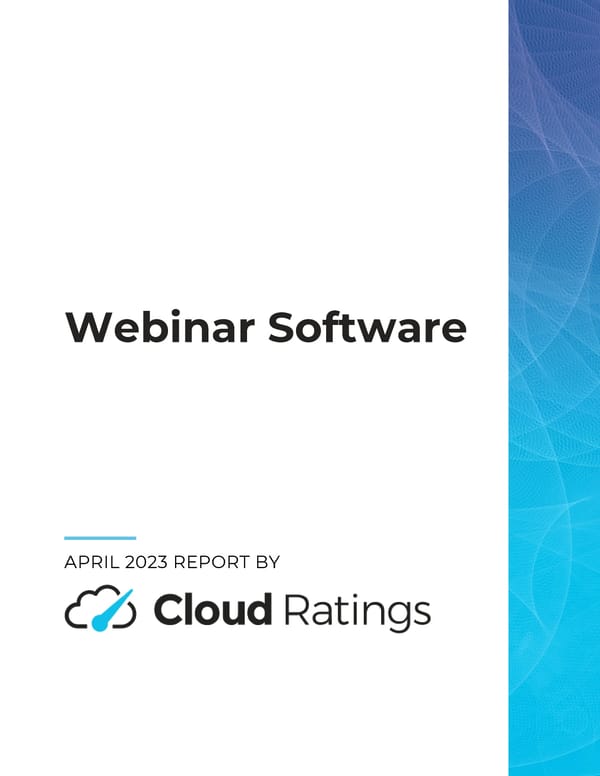 Webinar Software - Page 1