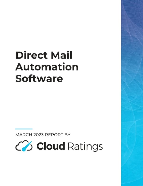 Direct Mail Automation Software - Page 1