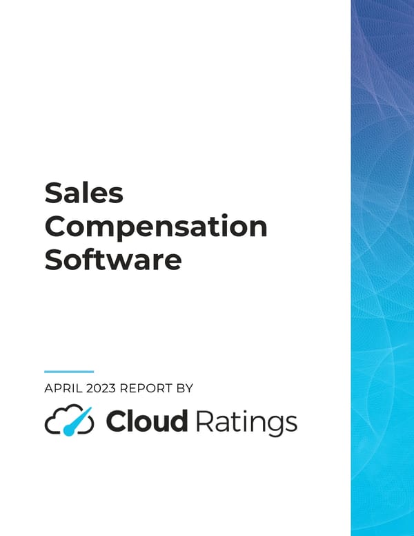 Sales Compensation Software - Page 1