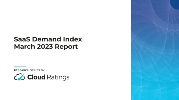 SaaS Demand Index - Page 1